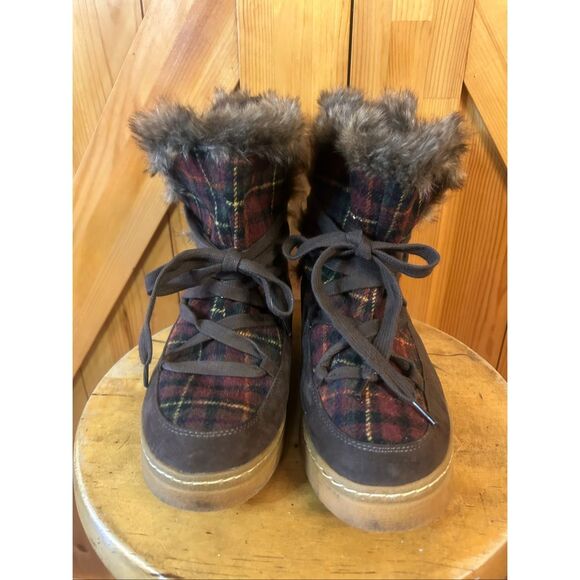 Rocket Dog Vikey Chrissy Coast Fabric Winter Boot Size 9 - Picture 2 of 7